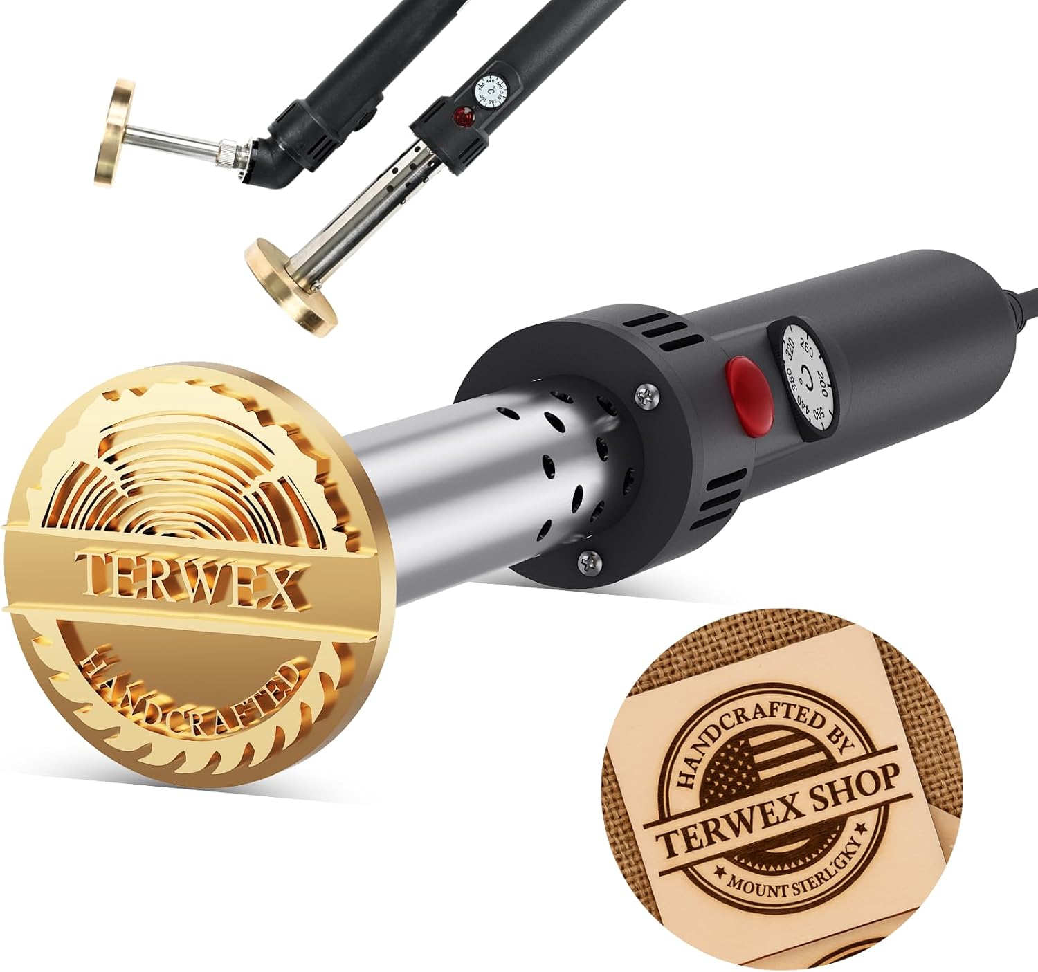 Woodworking Logo - Custom Electric Branding Iron for Wood