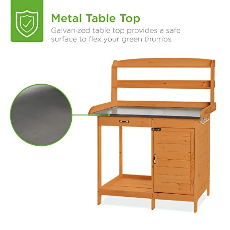 Outdoor Garden Wooden Potting  - Woodworking Bench recension och pris
