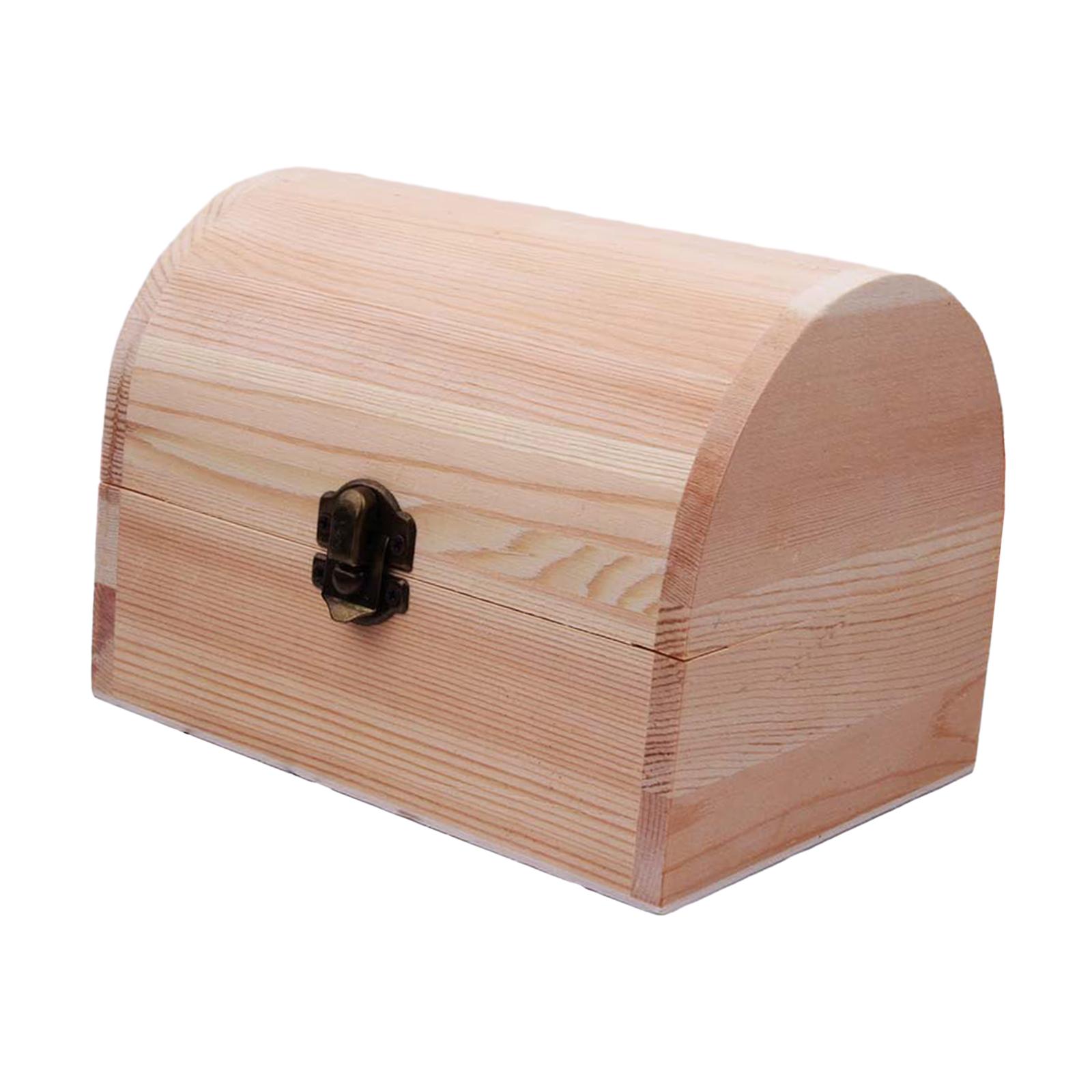 Unfinished Wood Box Treasure C - Woodworking Hobby recension och pris