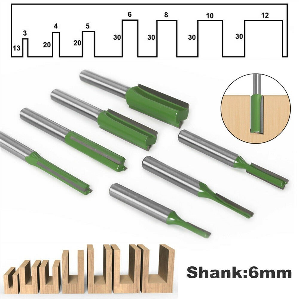 Industrial Router Bit 6MM Shan - Woodworking Kickback recension och pris