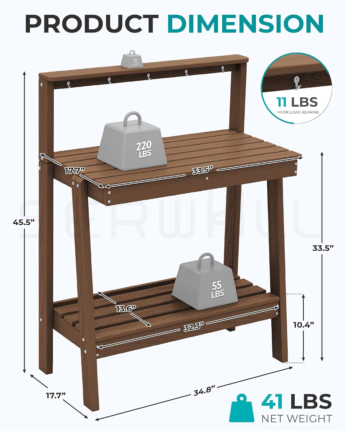 Outdoor Potting Bench Table, T - Woodworking Bench recension och pris