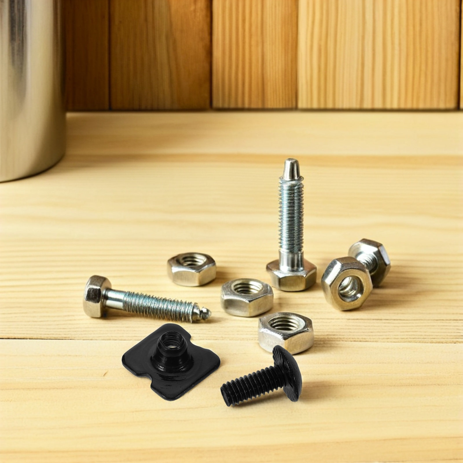 1Set Black Steel Backplate Scr - Woodworking Kits For Adults recension och pris