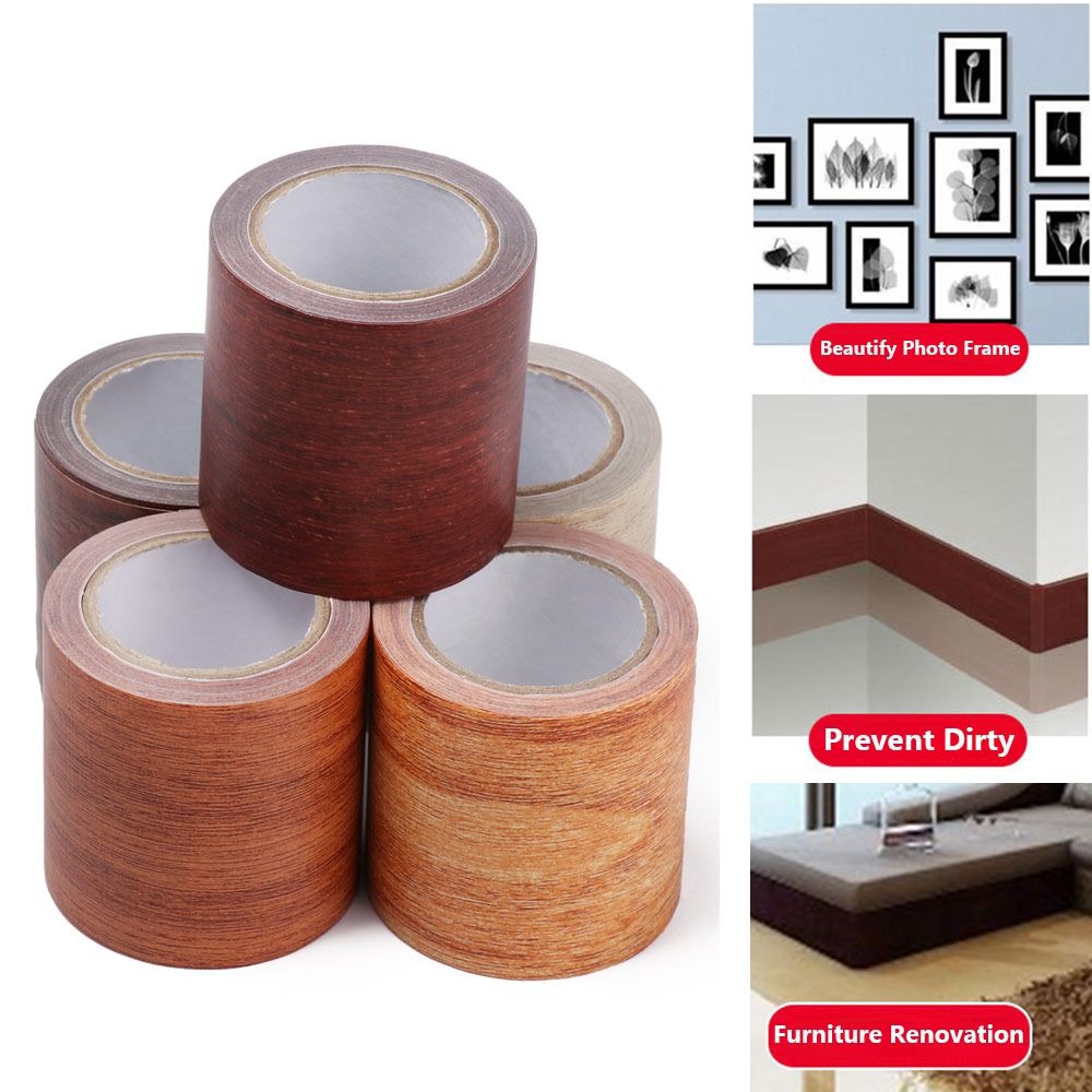 5M/Roll Wood Grain Self-adhesi - Xfasten Woodworking Tape recension och pris