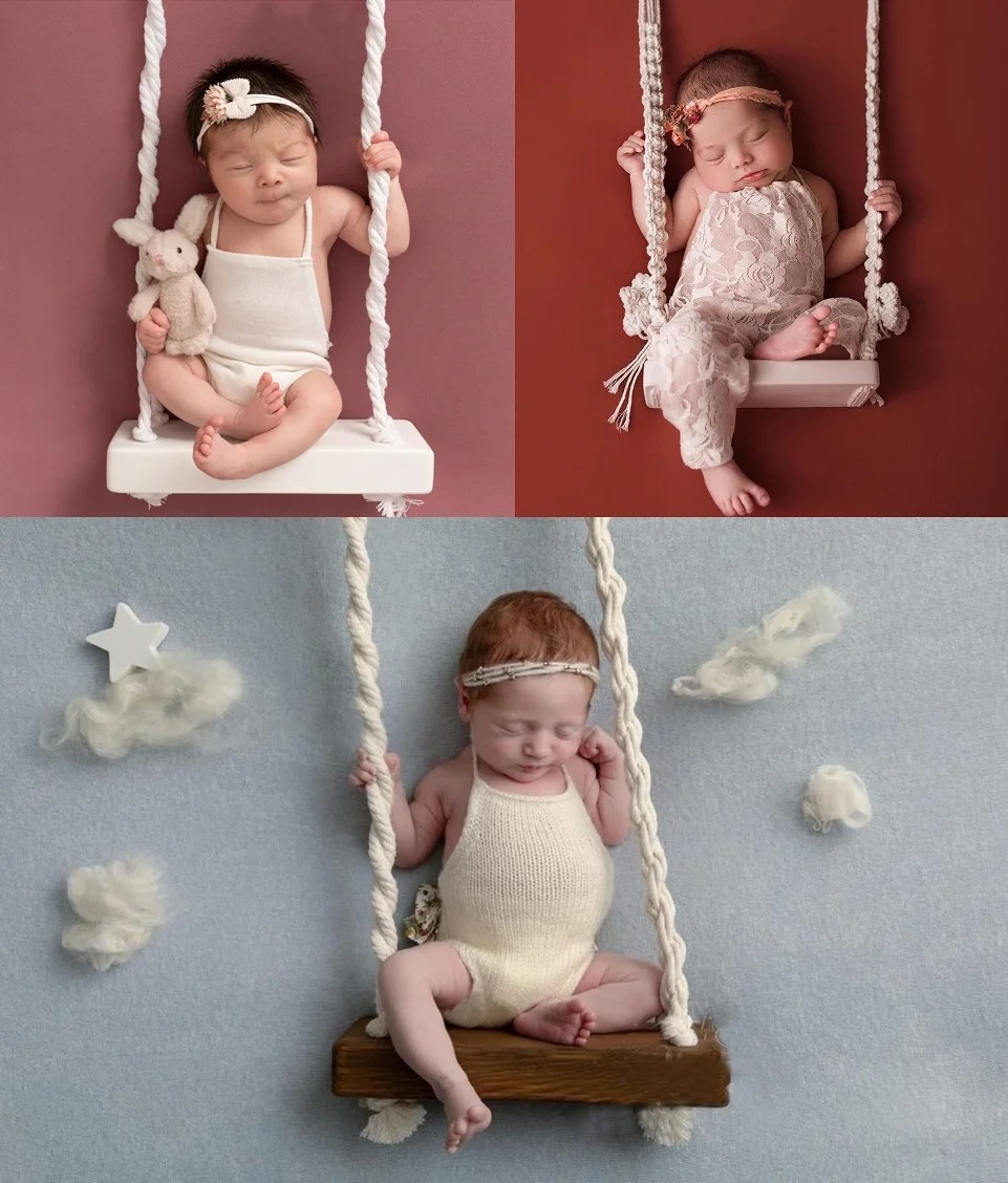Baby Photography Props Newborn - Woodworking Veneer recension och pris