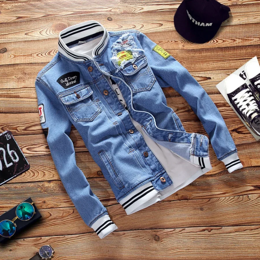 New 2026 Men's Denim Jackets F - Woodworking Brand recension och pris
