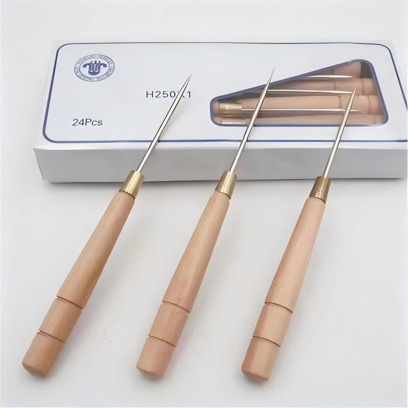 3 PCS Wooden Handle Awl Tool L - Woodworking Shoes recension och pris
