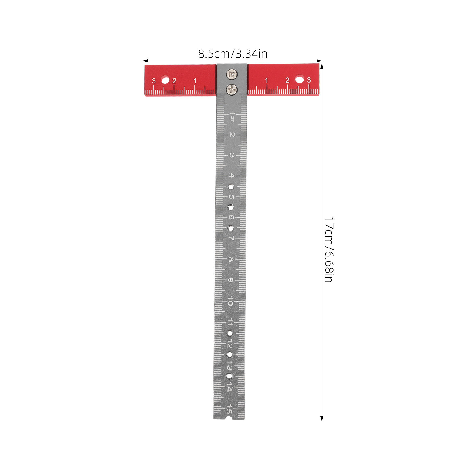 T Ruler Aluminum Alloy Precise - Woodworking Carpenter recension och pris