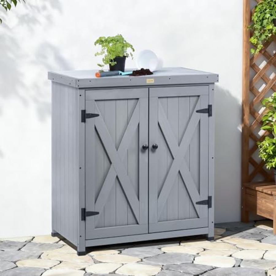 Outdoor Storage Cabinets Weath - Woodworking Bench recension och pris
