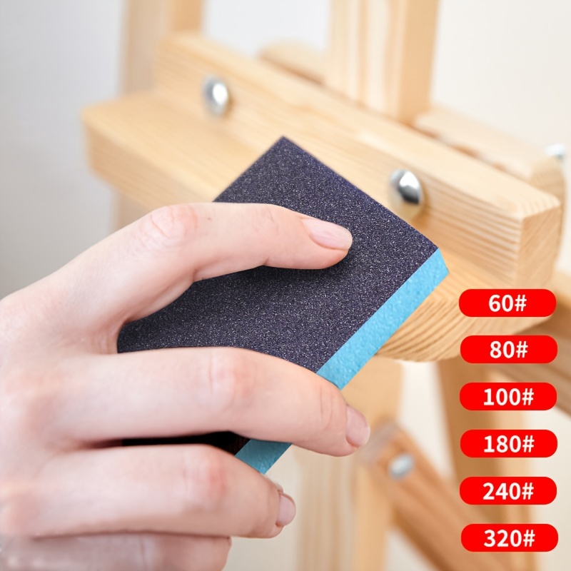 6 Sanding Sponges, Washable an - Woodworking Veneer recension och pris