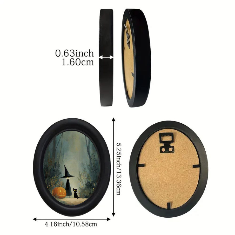 A 3D Vintage Halloween Witch a - Woodworking Veneer recension och pris