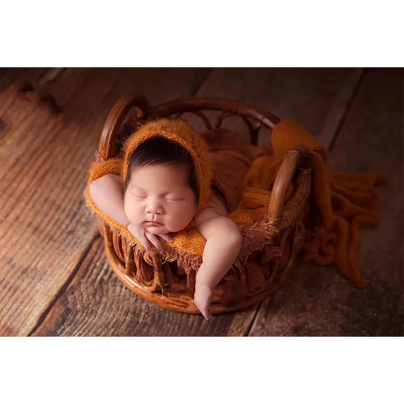 Baby Rattan Basket Newborn Pho - Woodworking Veneer recension och pris