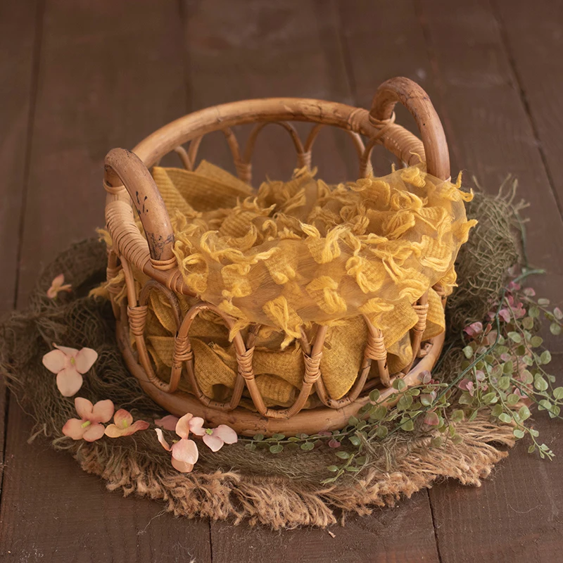 Baby Rattan Basket Newborn Pho - Woodworking Veneer recension och pris
