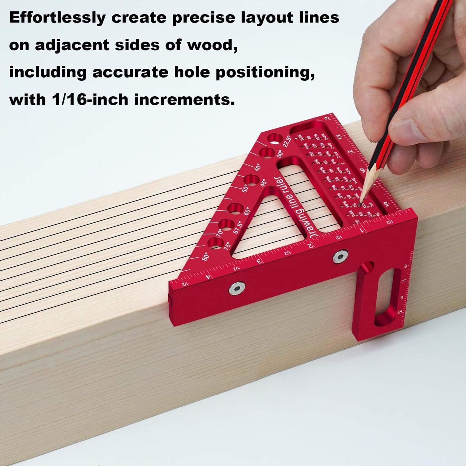 Carpenter Square Hole Marking  - Woodworking Carpenter recension och pris