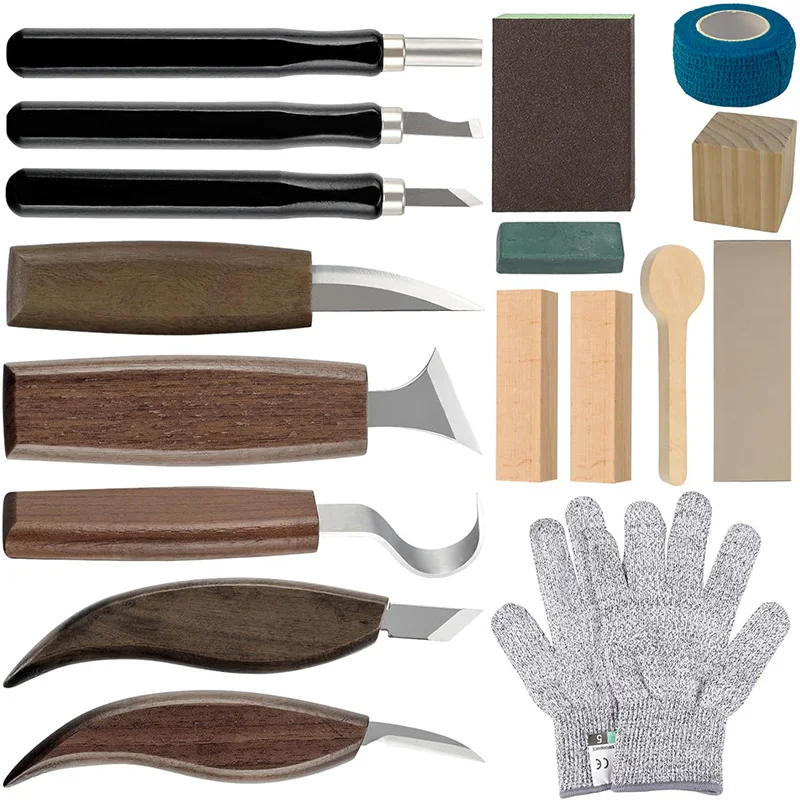 Wood Carving Kit 17Pcs Wood Ca - Woodworking Kits For Adults recension och pris