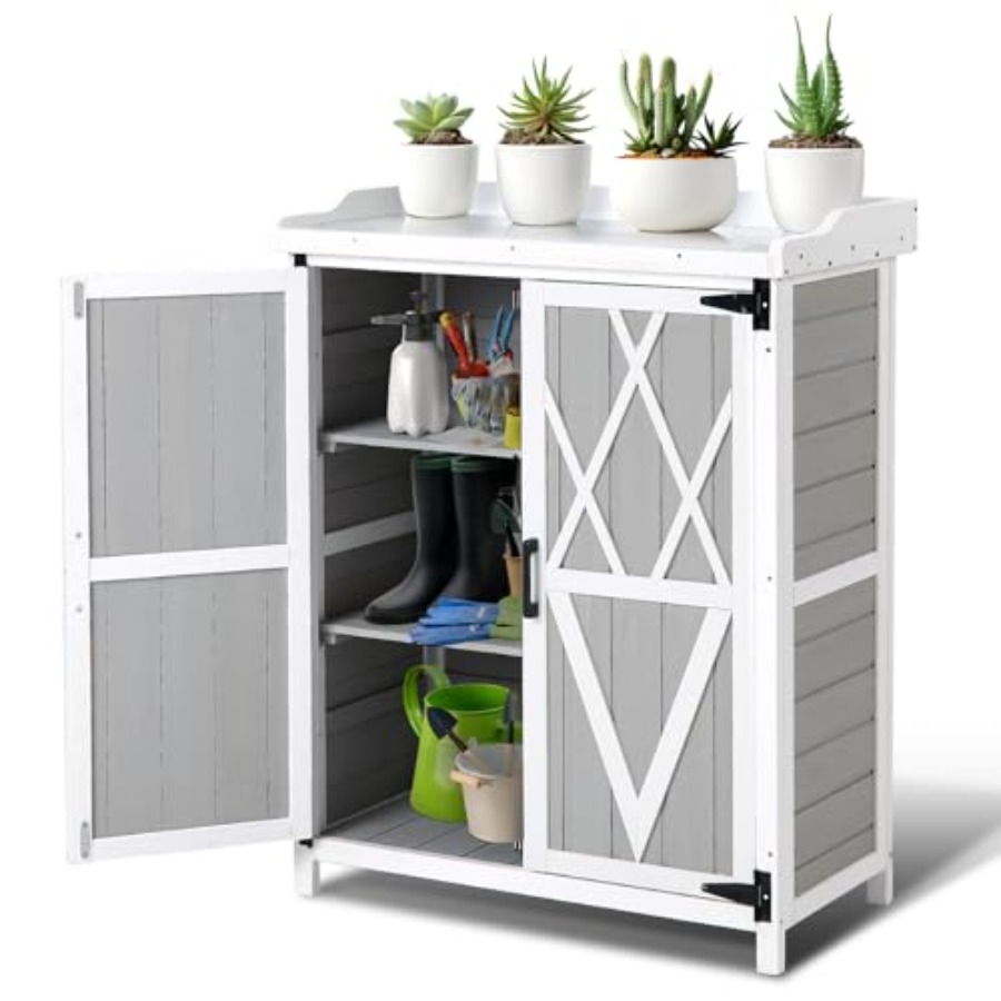 Outdoor Potting Bench, Garden  - Woodworking Bench recension och pris