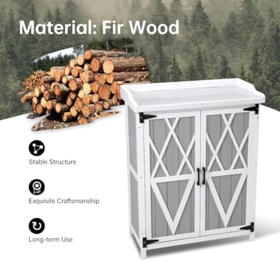 Outdoor Potting Bench, Garden  - Woodworking Bench recension och pris