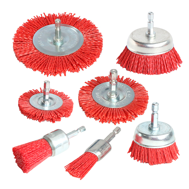 Nylon Cup Brush Abrasive Wire  - Woodworking Veneer recension och pris