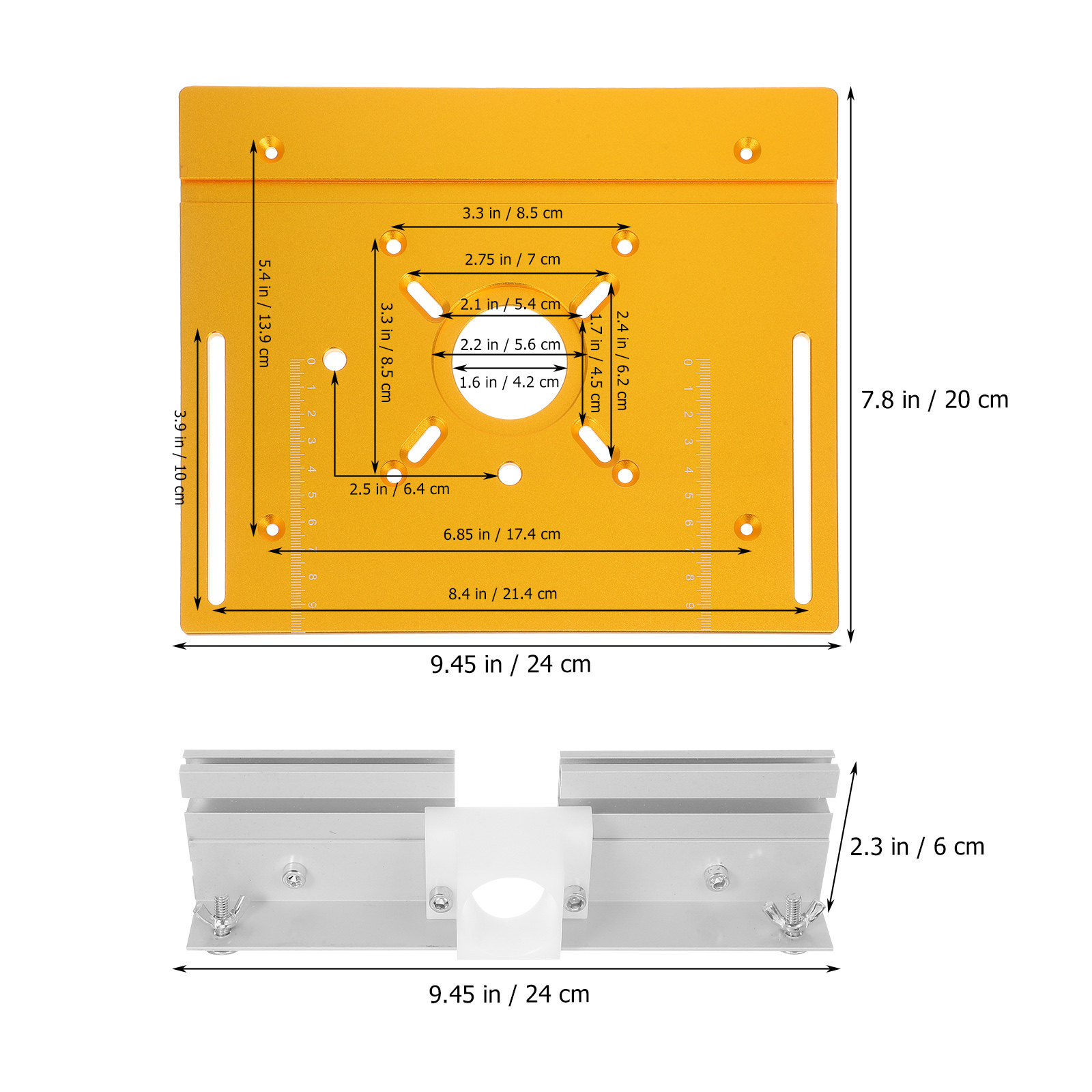 Aluminum Router Table Insert P - Woodworking Bench recension och pris