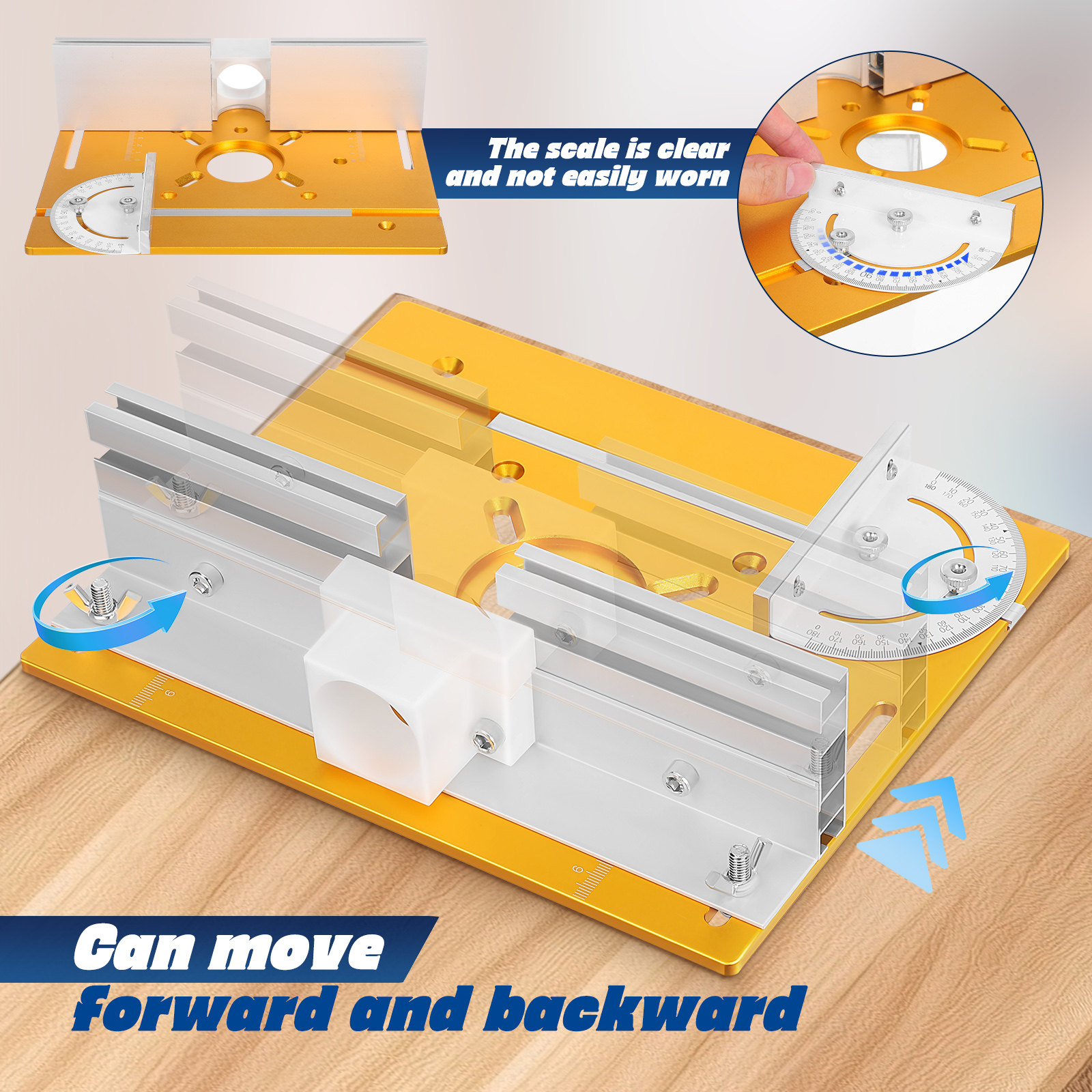 Aluminum Router Table Insert P - Woodworking Bench recension och pris