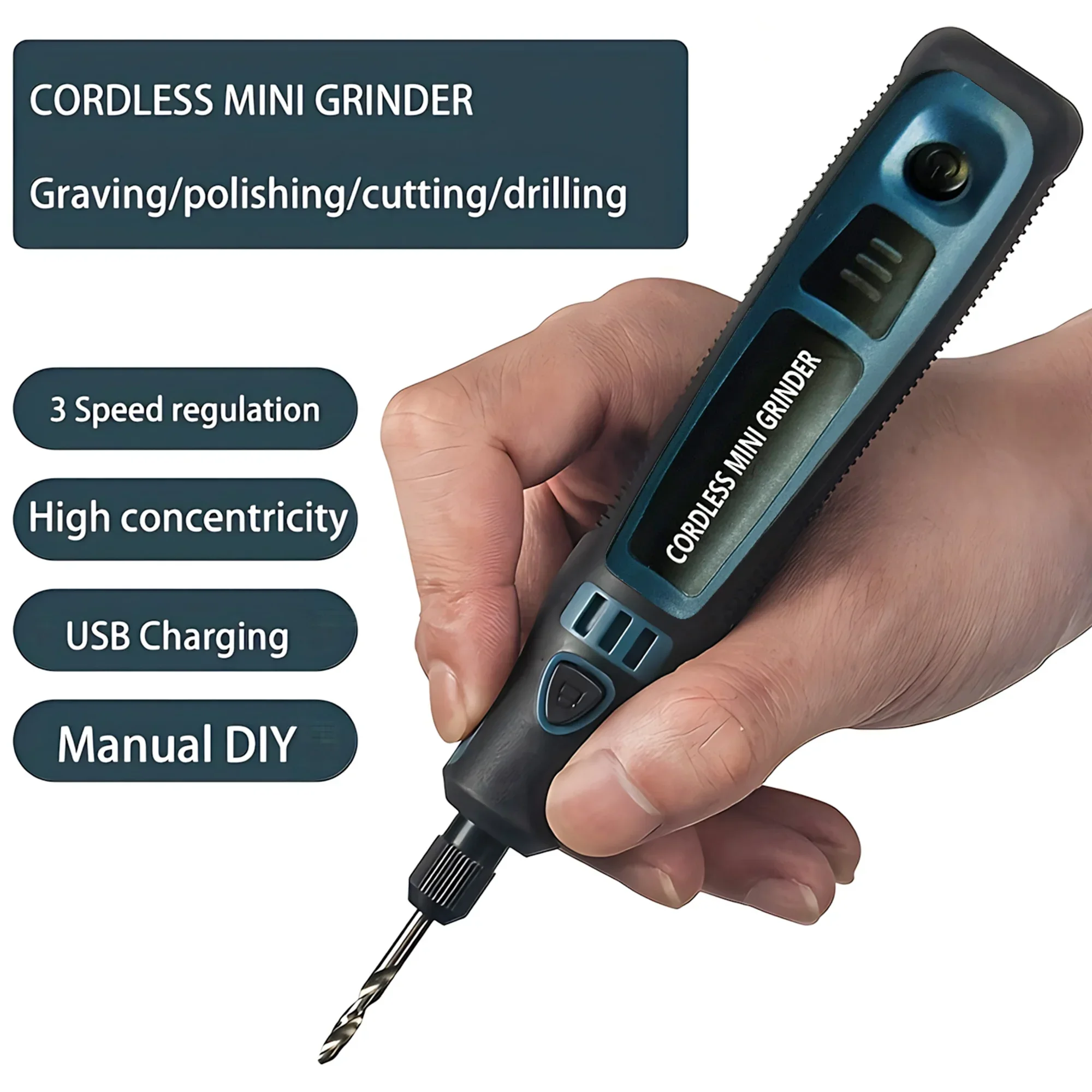 USB Cordless Electric Grinder  - Woodworking Hobby recension och pris