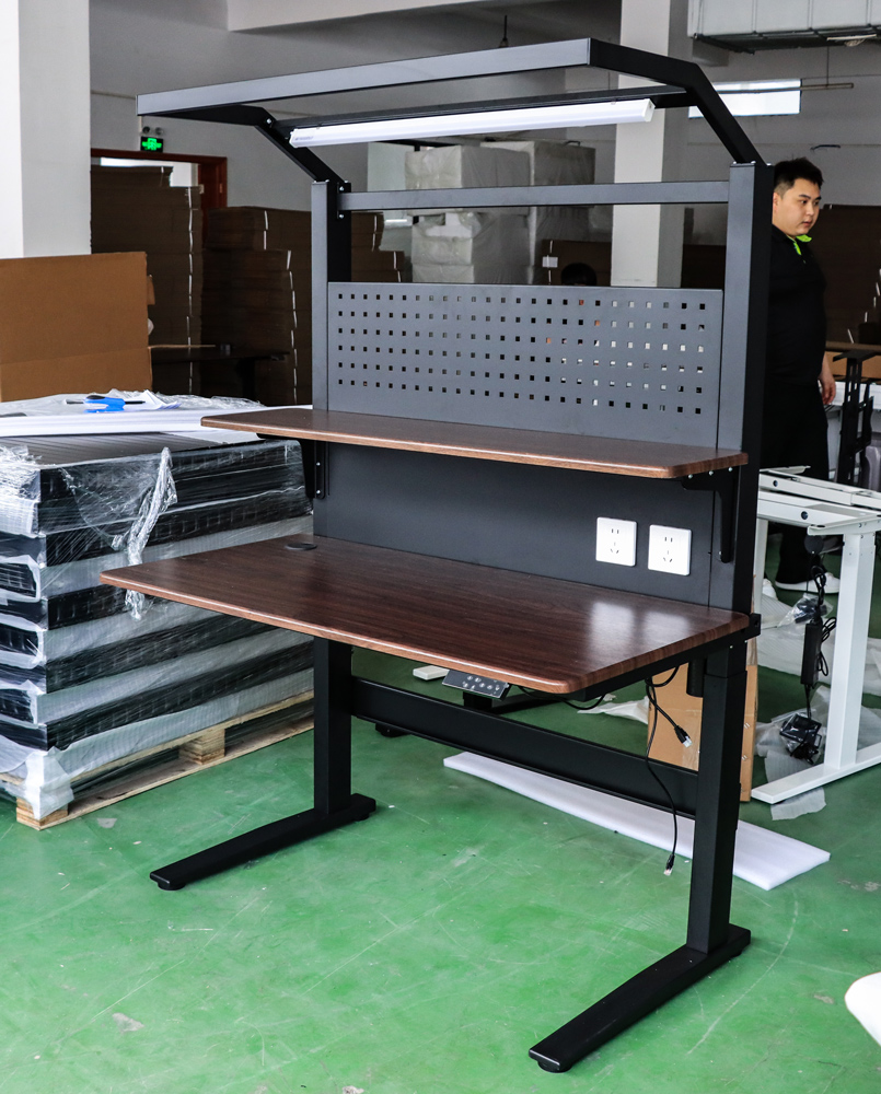 Height Adjustable Floor Standi - Woodworking Bench recension och pris