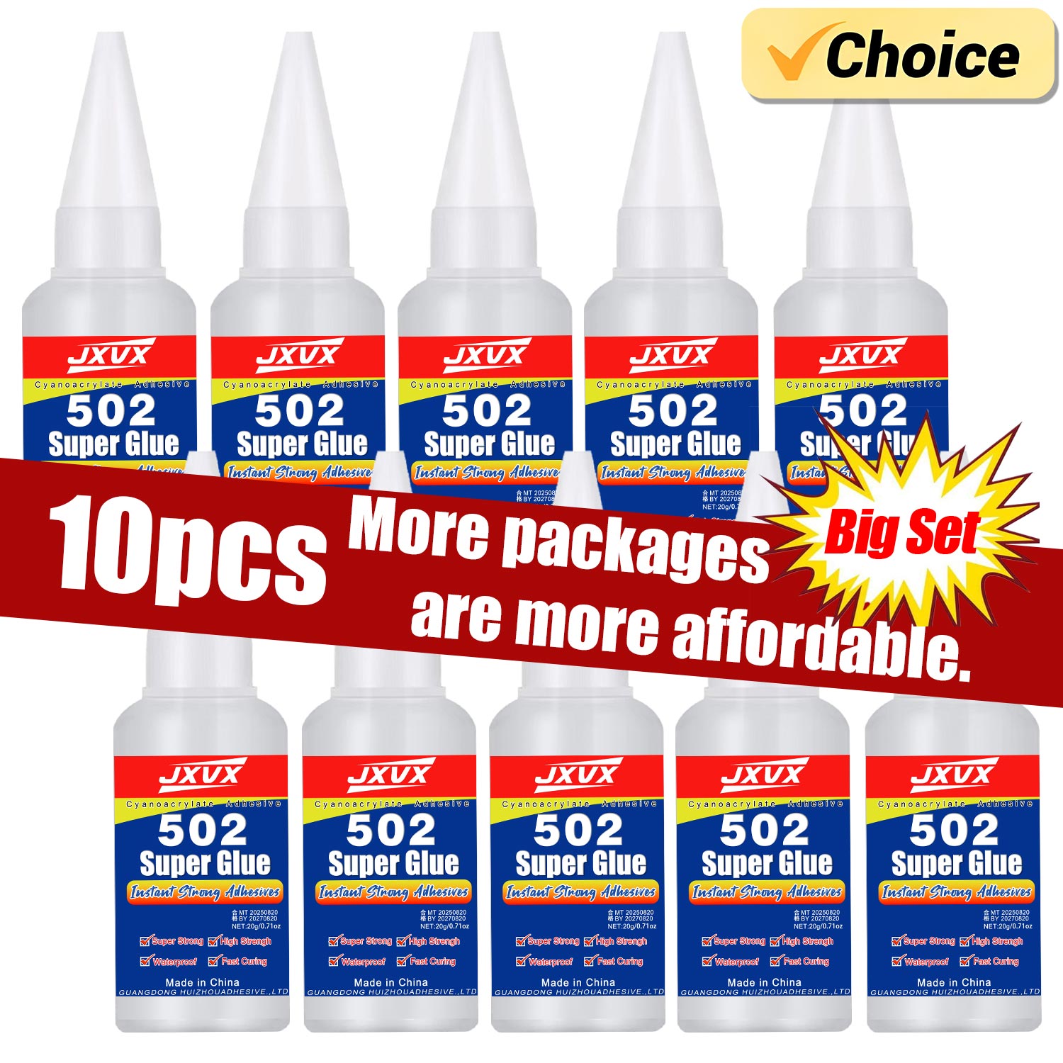 5-10pcs 502 Super Glue Instant - Woodworking Quick Glue recension och pris
