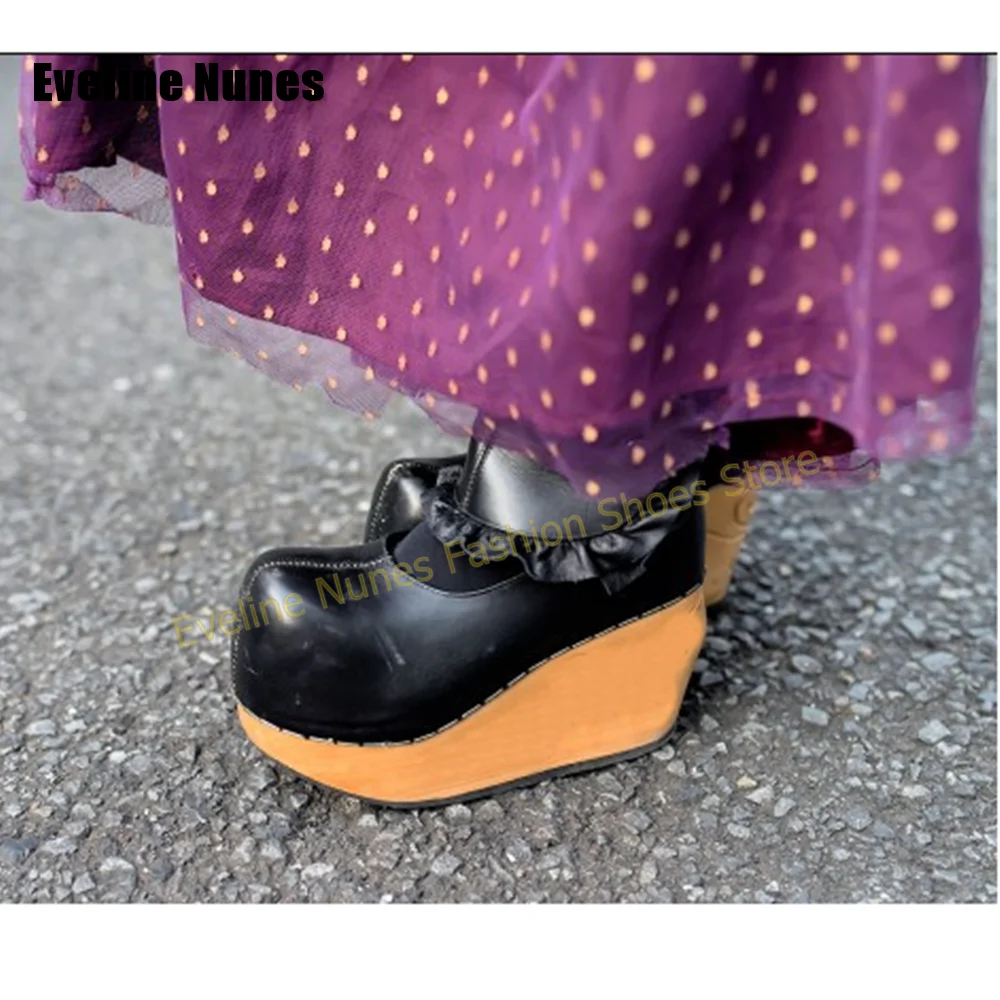 Trendy Gothic Lolita Women Wed - Woodworking Shoes recension och pris