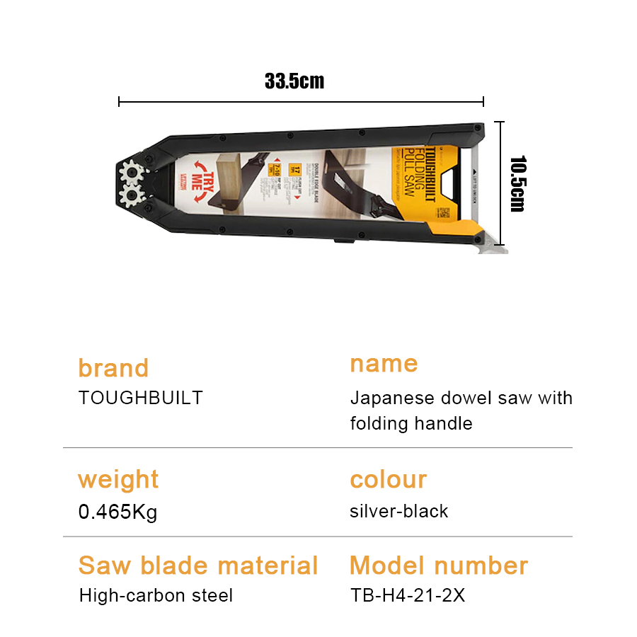 TOUGHBUILT TB-H4-21-2X Japanes - Woodworking Japanese recension och pris