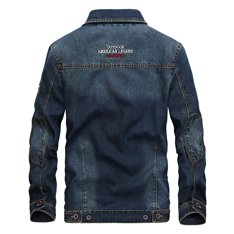 High Quality Men's Denim Jacke - Woodworking Brand recension och pris