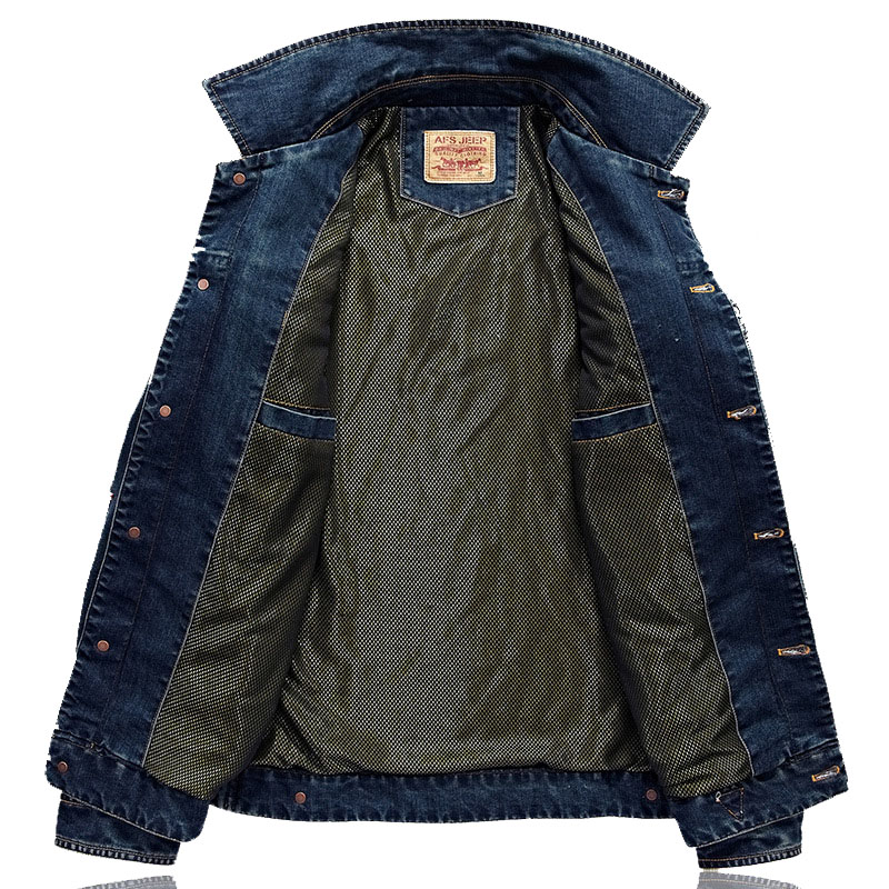 High Quality Men's Denim Jacke - Woodworking Brand recension och pris