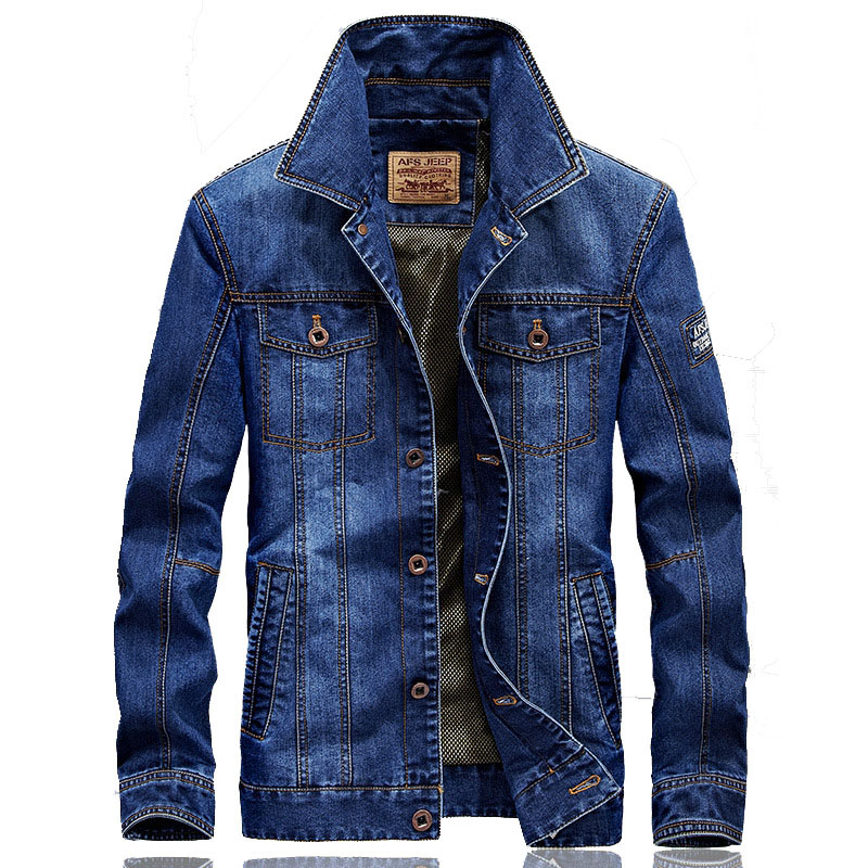 High Quality Men's Denim Jacke - Woodworking Brand recension och pris