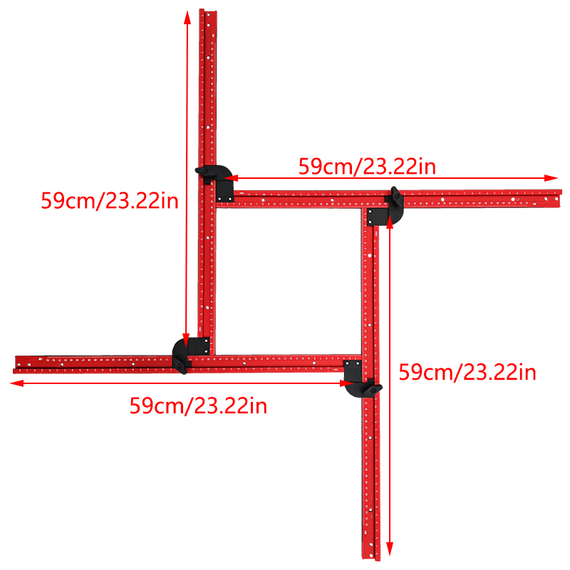 59cm Adjustable Square Router  - Woodworking Manufacturing recension och pris