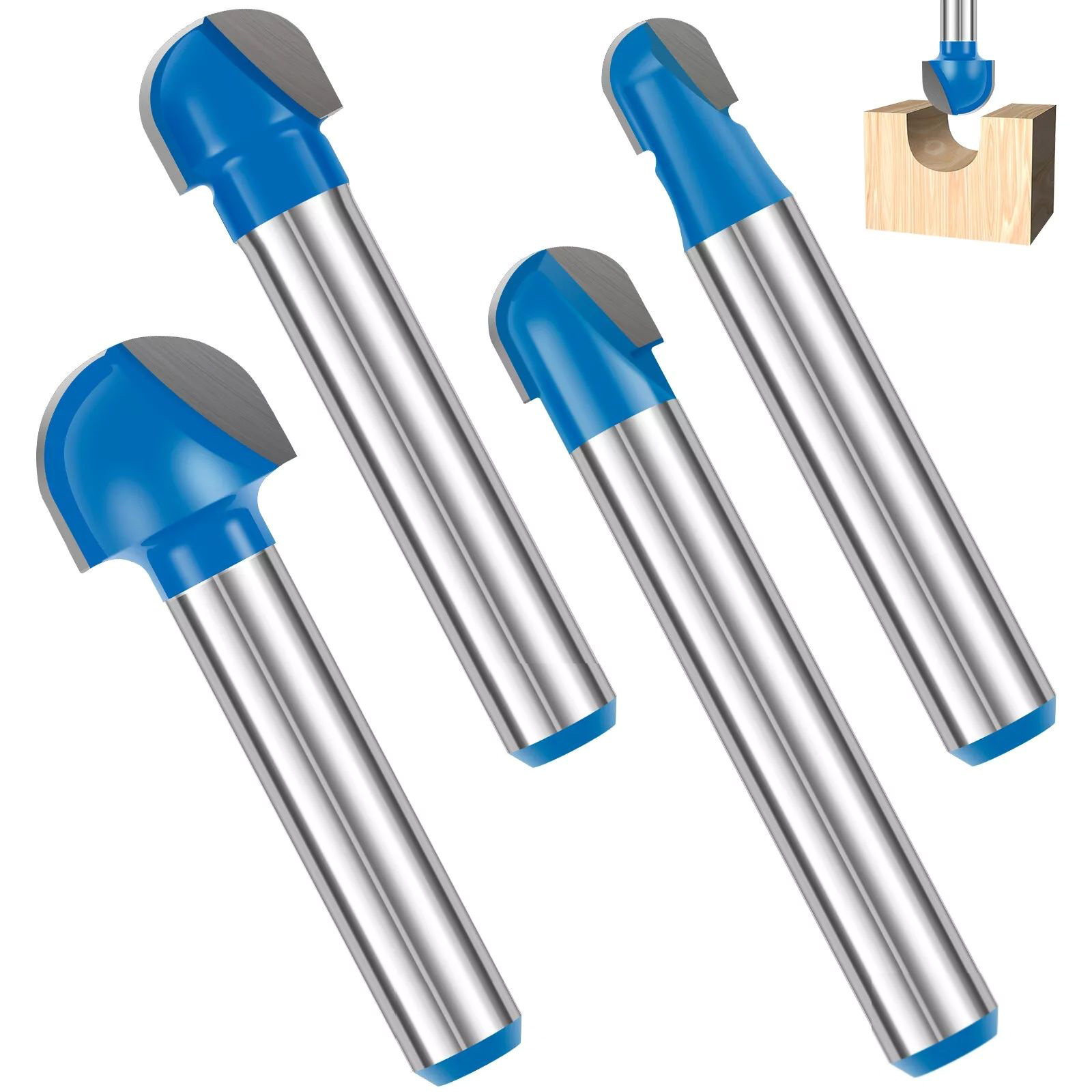 4Pcs 1/4