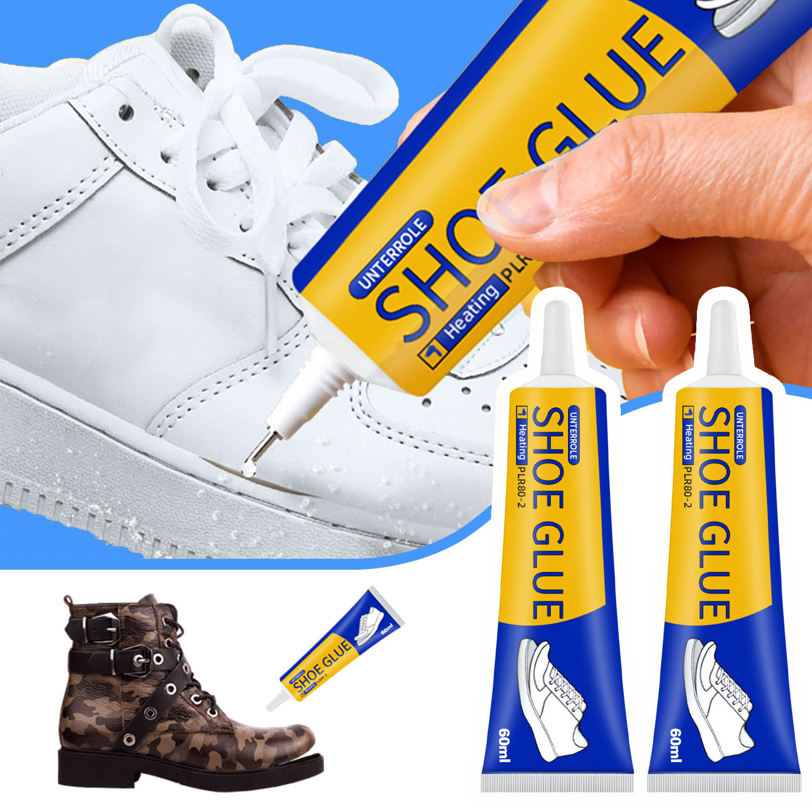 1/3pcs 60ML Clear Shoe Repair  - Woodworking Shoes recension och pris