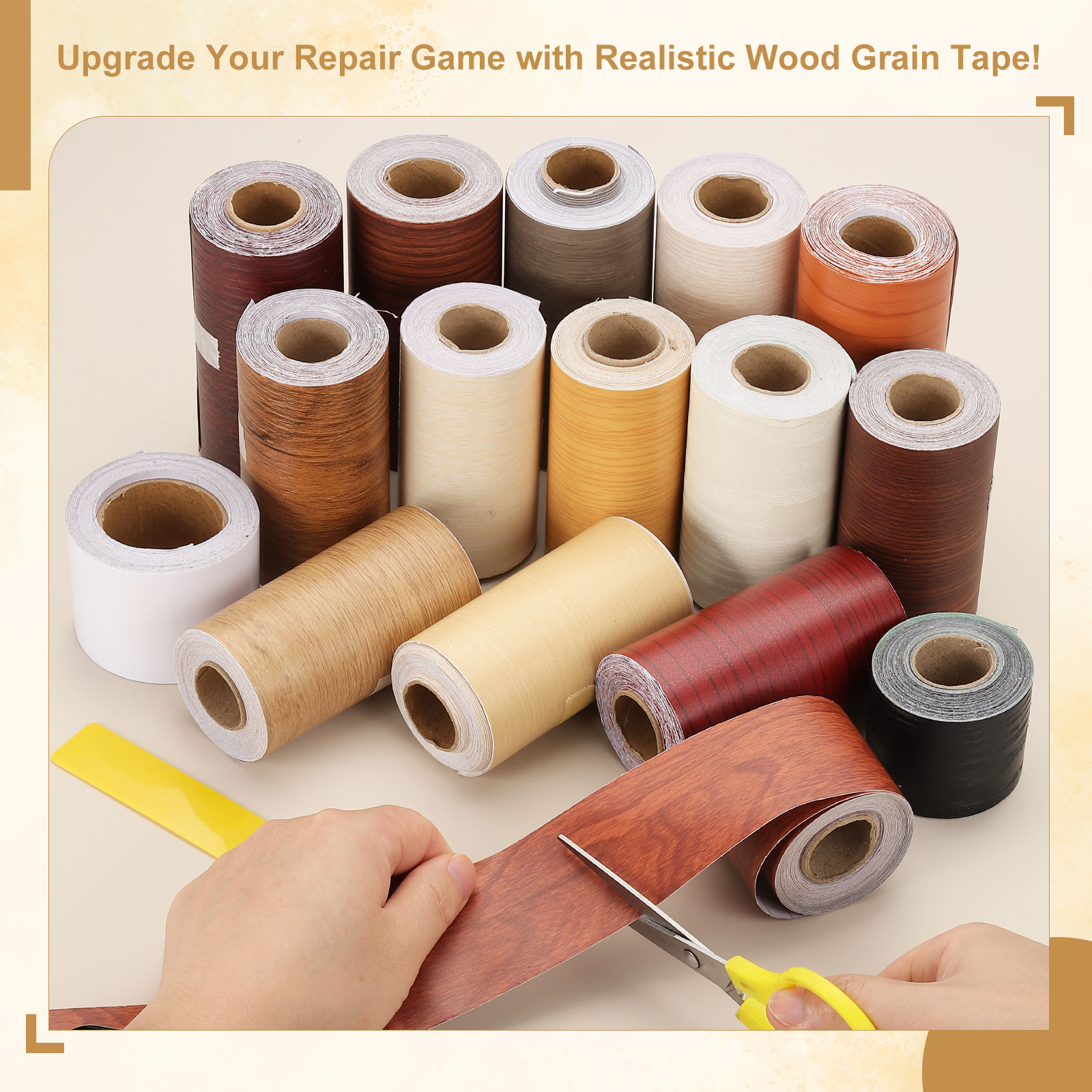 10Meter Wood Grain Repair Tape - Xfasten Woodworking Tape recension och pris