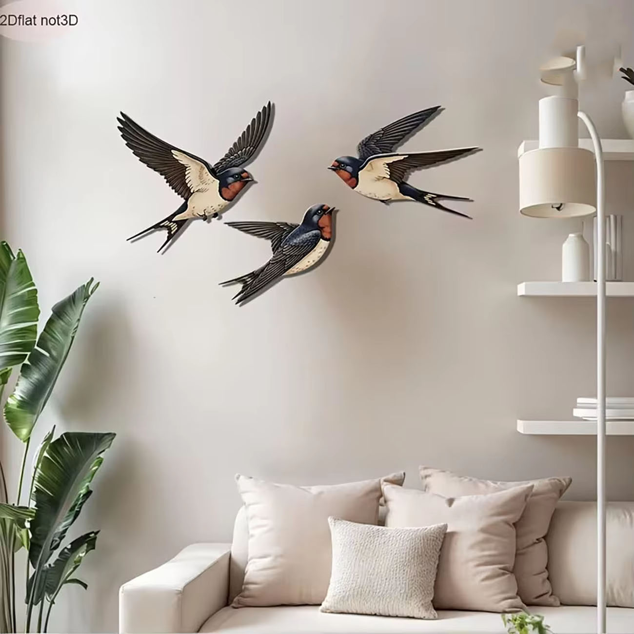 3Pcs 2D Swallow Wooden Wall De - Xfasten Woodworking Tape recension och pris