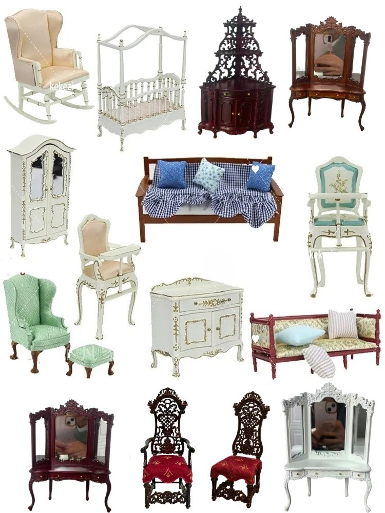 Miniature Dollhouse Furniture  - Woodworking Veneer recension och pris