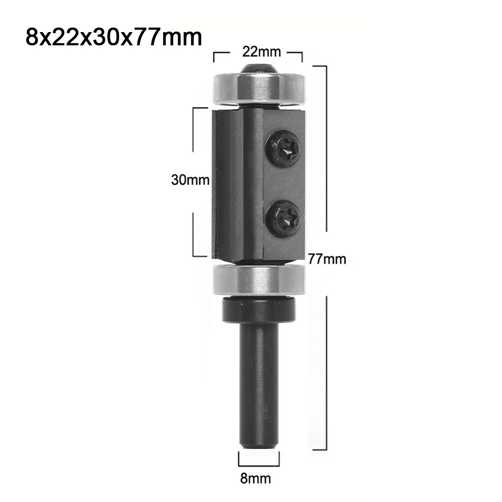 Solid Hardened Steel Router Bi - Woodworking Kickback recension och pris
